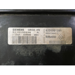 ECU MOTOR SIEMENS SIRIUS 32N S110130334A RENAULT 8200061281 8200044437