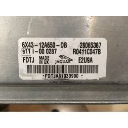 ECU MOTOR DELPHI E2U9A 28065367 R0411C047B JAGUAR 6X43-12A650-DB FDTJ