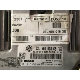 ECU MOTOR BOSCH EDC17C46-2.5 0281017368 VAG 03L906018GB