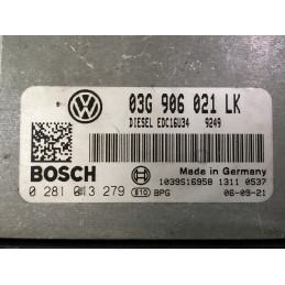 ECU MOTOR BOSCH EDC16U34-3.41 0281013279 VAG 03G906021LK