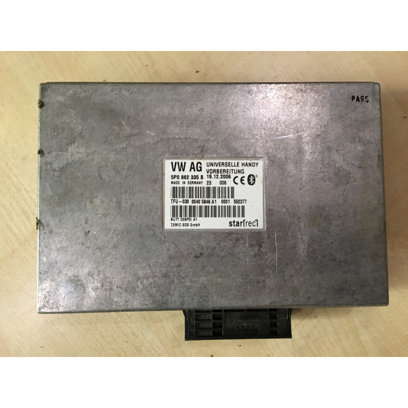 ECU BLUETOOTH TELEFONO HARDMAN/BECKER BE9362 VAG 5P0862335B ECU BLUETOOTH TELEFONO HARDMAN/BECKER BE9362 VAG 5P0862335B