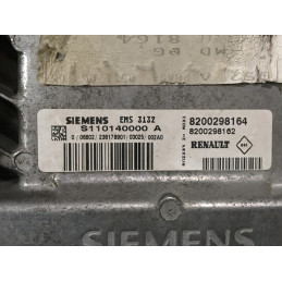 ECU MOTOR SIEMENS EMS 3132 S110140000A RENAULT 8200298164