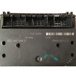 ECU BODY CONFORT SIEMENS 5WK48212D VAG 6Q1937049D