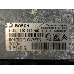 ENGINE ECU BOSCH EDC17C10-5.11 0281019819 PSA 9805947680