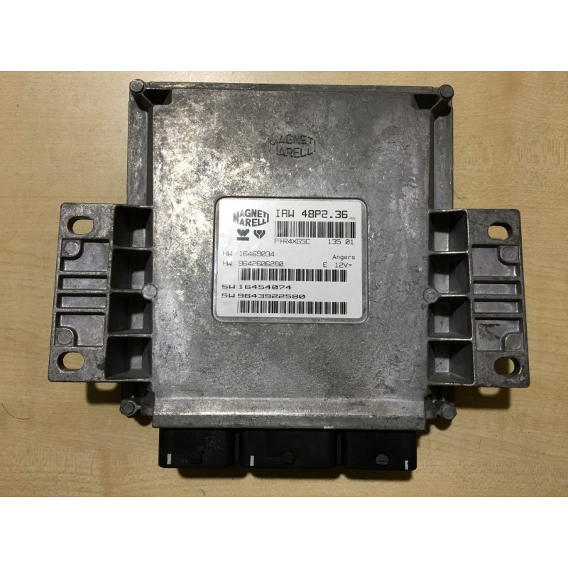 ENGINE ECU MAGNETI MARELLI IAW 48P2.36 16469034 16454074 PSA 9642606280 9643922580