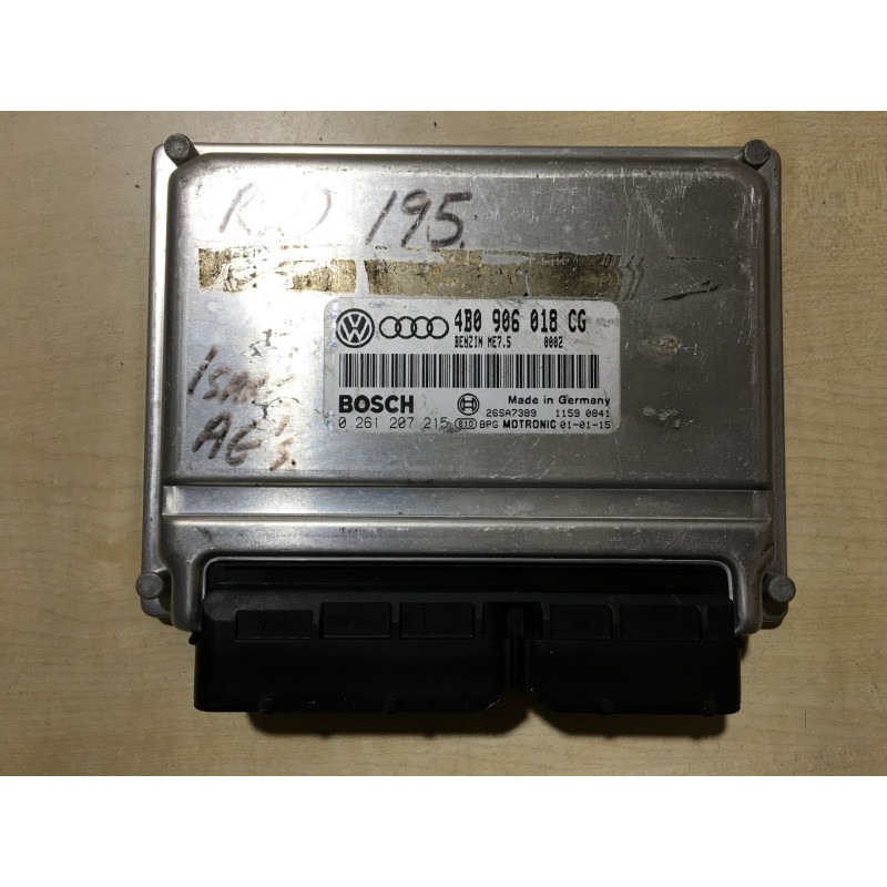 ENGINE ECU BOSCH ME7.5 0261207215 VAG 4B0906018CG