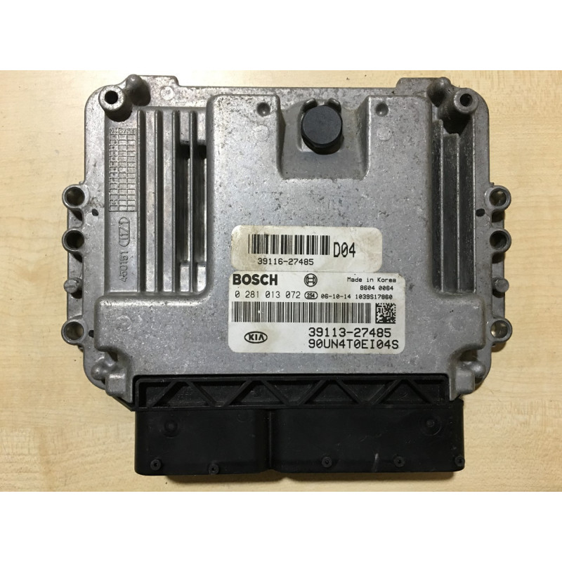 ENGINE ECU BOSCH EDC16C39-5.41 0281013072 KIA 39113-27485