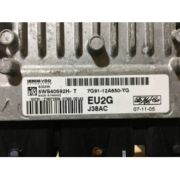 ECU MOTOR SIEMENS SID 206 5WS40592H-T FORD 7G91-12A650-YG EU2G