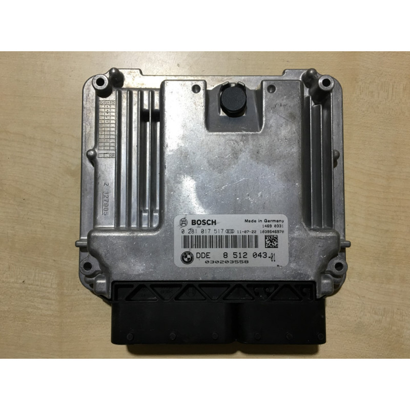 ECU MOTOR BOSCH EDC17C50-3.13 0281017517 BMW E90 316D 85KW 116CV 8512043-01/ SW 1037513573