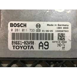 ECU MOTOR BOSCH EDC16C10-6.2 0281011733 TOYOTA 89661-02A90