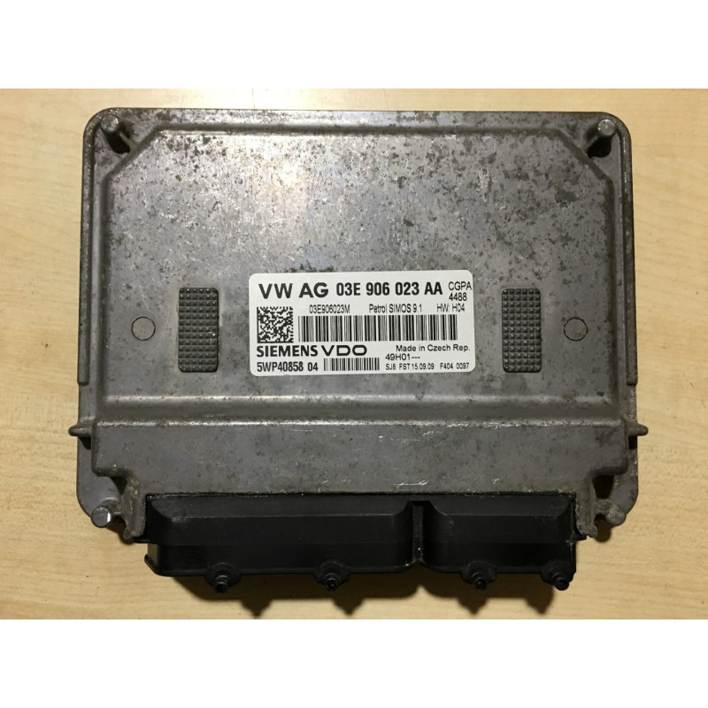 ENGINE ECU SIEMENS VDO SIMOS 9.1 5WP4085804 VAG 03E906023AA ENGINE ECU SIEMENS VDO SIMOS 9.1 5WP4085804 VAG 03E906023AA