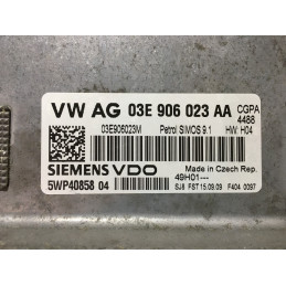 ENGINE ECU SIEMENS VDO SIMOS 9.1 5WP4085804 VAG 03E906023AA