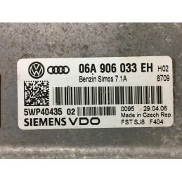 ECU MOTOR SIEMENS VDO SIMOS 7.1A 5WP4043502 VAG 06A906033EH