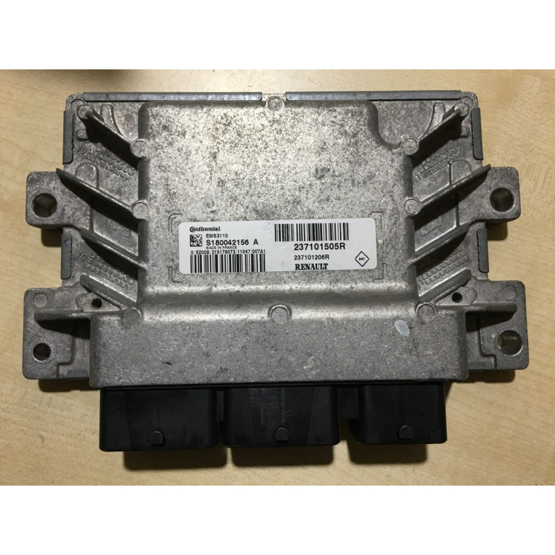ENGINE ECU SIEMENS EMS 3110 S180042156A RENAULT CLIO III 1.2i 55KW 75HP 237101505R 237101206R