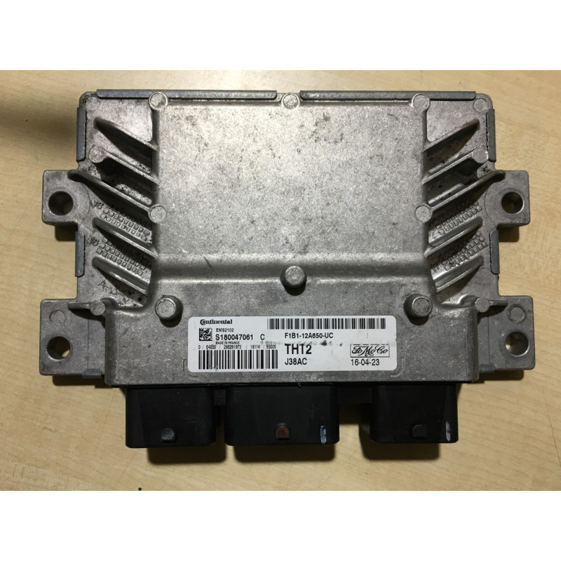 ENGINE ECU CONTINENTAL EMS2102 S180047061C FORD F1B1-12A650-UC TH12