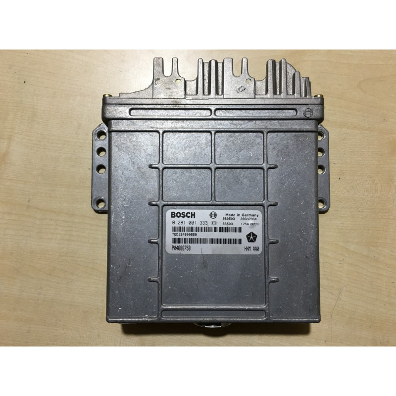 ENGINE ECU BOSCH EDCMSA15.5-5.33 0281001333 CHRYSLER P04686758 ENGINE ECU BOSCH EDCMSA15.5-5.33 0281001333 CHRYSLER P04686758