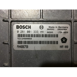 ECU MOTOR BOSCH EDCMSA15.5-5.33 0281001333 CHRYSLER P04686758