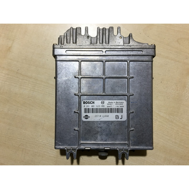 ECU MOTOR BOSCH EDCMSA15.5-7.12 0281001629 NISSAN PRIMERA II (P11) 2.0 TD 66KW 90CV 237102J660 BJ - CON INMOVILIZADOR ANULADO