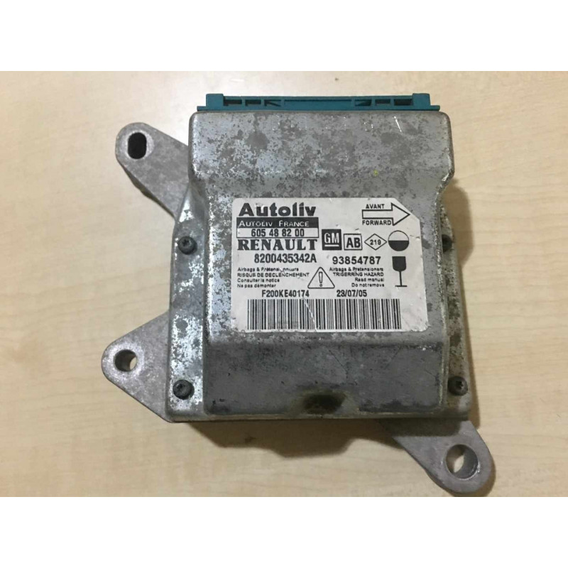 ECU AIRBAG AUTOLIV 605488200 RENAULT 8200435342A AB