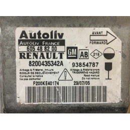 AIRBAG ECU AUTOLIV 605488200 RENAULT 8200435342A AB