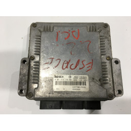 ECU BOSCH EDC15C3-4.2 0281010178 RENAULT ESPACE III 2.2 DCI 130CV HOM7700115492 8200239688 / SW 1037366004 / CON INMO ANULADO