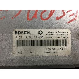ECU BOSCH EDC15C3-4.2 0281010178 RENAULT ESPACE III 2.2 DCI 130CV HOM7700115492 8200239688 / SW 1037366004 / CON INMO ANULADO