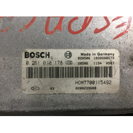 ECU MOTOR BOSCH EDC15C3-4.2 0281010178 RENAULT HOM7700115492 8200239688