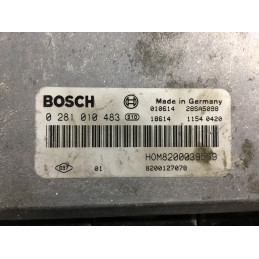 ENGINE ECU BOSCH EDC15C3-4.13 0281010483 RENAULT HOM8200039569 8200127078