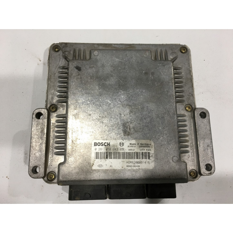 ECU MOTOR BOSCH EDC15C3-4.13 0281010843 RENAULT HOM8200048297 8200112661 ECU MOTOR BOSCH EDC15C3-4.13 0281010843 RENAULT HOM8200048297 8200112661