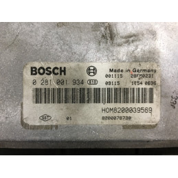 ECU MOTOR BOSCH EDC15C3-3.2 0281001934 RENAULT HOM8200039569 8200078730 - VIRGEN AUTOCODIFICABLE