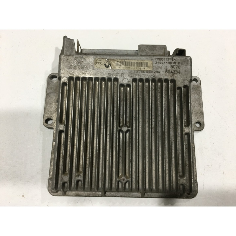 ENGIE ECU SAGEM SAFIR 21651136-6 RENAULT CLIO 1.2i HOM7700868294 7700111151 - WITH DISABLED IMMOBILIZER (IMMO OFF)