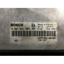 ECU BOSCH EDC15C3-3.2 0281001997 RENAULT LAGUNA I 1.9 DCI 107HP HOM7700106485 7700113027 / SW 1037353276 / WITH IMMO OFF