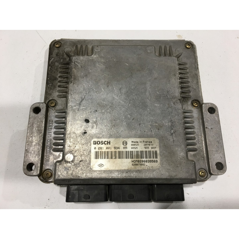 ECU BOSCH EDC15C3-3.2 0281001934 RENAULT MEGANE I 1.9 DCI 102HP HOM8200039569 8200076093 / SW 1037353111 / WTIH IMMO OFF