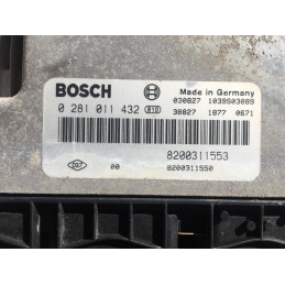 ECU MOTOR BOSCH EDC15C13-6.2 0281011432 RENAULT NISSAN 8200311550 8200311553