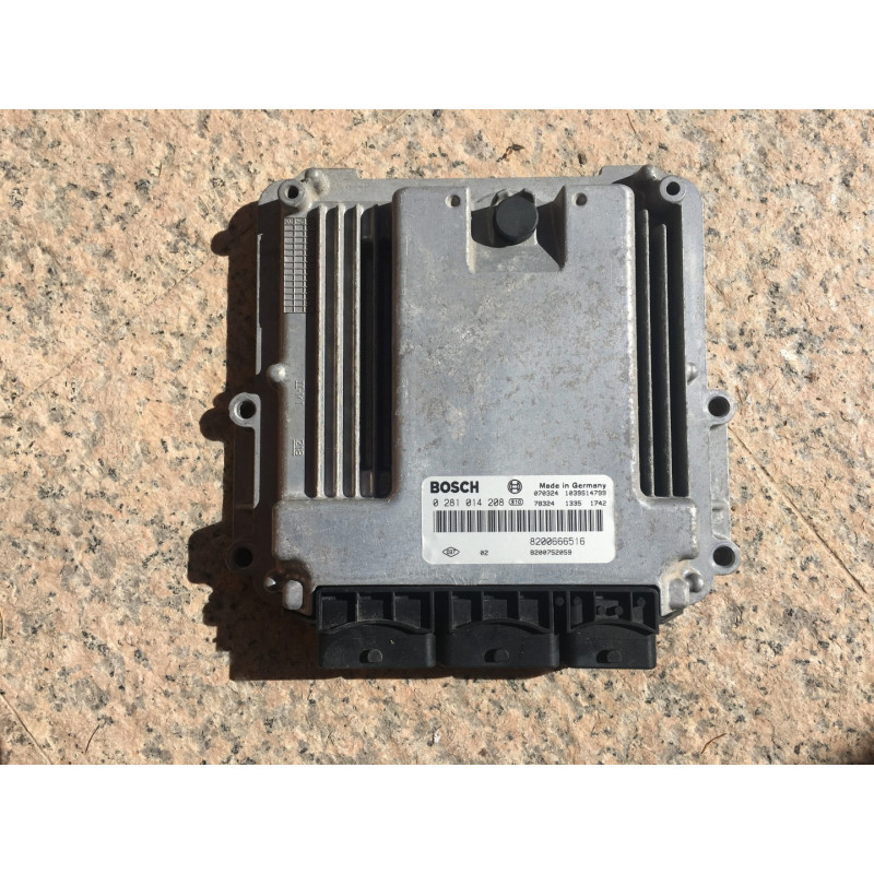 ECU MOTOR BOSCH EDC16CP33-6.1 0281014208 RENAULT 8200752059 8200666516