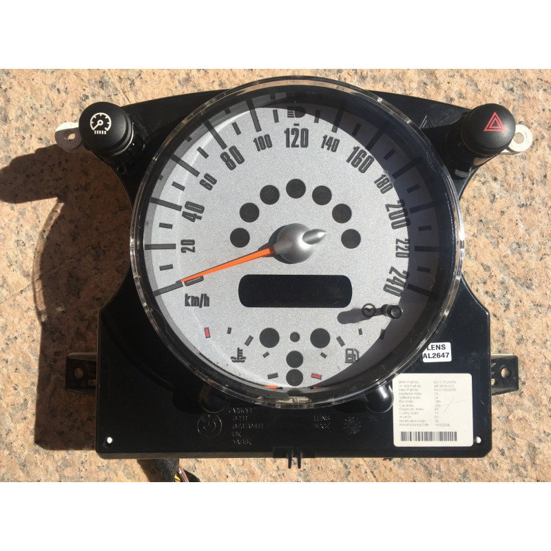 INSTRUMENT CLUSTER UK-NSI AR-0039-022 BMW MINI 6211-9126990 INSTRUMENT CLUSTER UK-NSI AR-0039-022 BMW MINI 6211-9126990