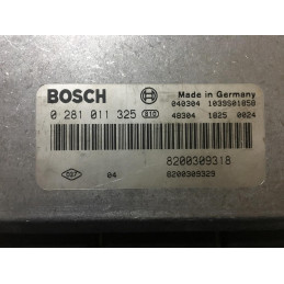 ECU BOSCH EDC15C3-4.2 0281011325 RENAULT ESPACE IV 2.2 DCI 150CV 8200309318 8200309329 / SW 1037374109 / WITH IMMO OFF