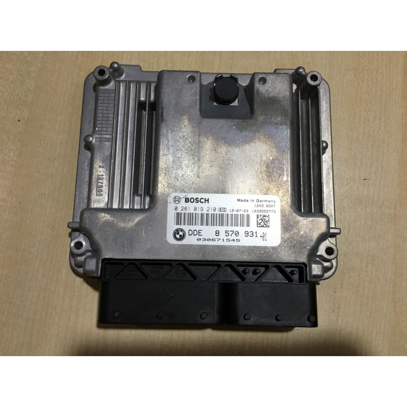 ENGINE ECU BOSCH EDC17C50-3.58 0281019210 BMW 8570931 ENGINE ECU BOSCH EDC17C50-3.58 0281019210 BMW 8570931