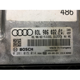 ECU MOTOR BOSCH EDC17CP14 0281015014 VAG 03L906022FG