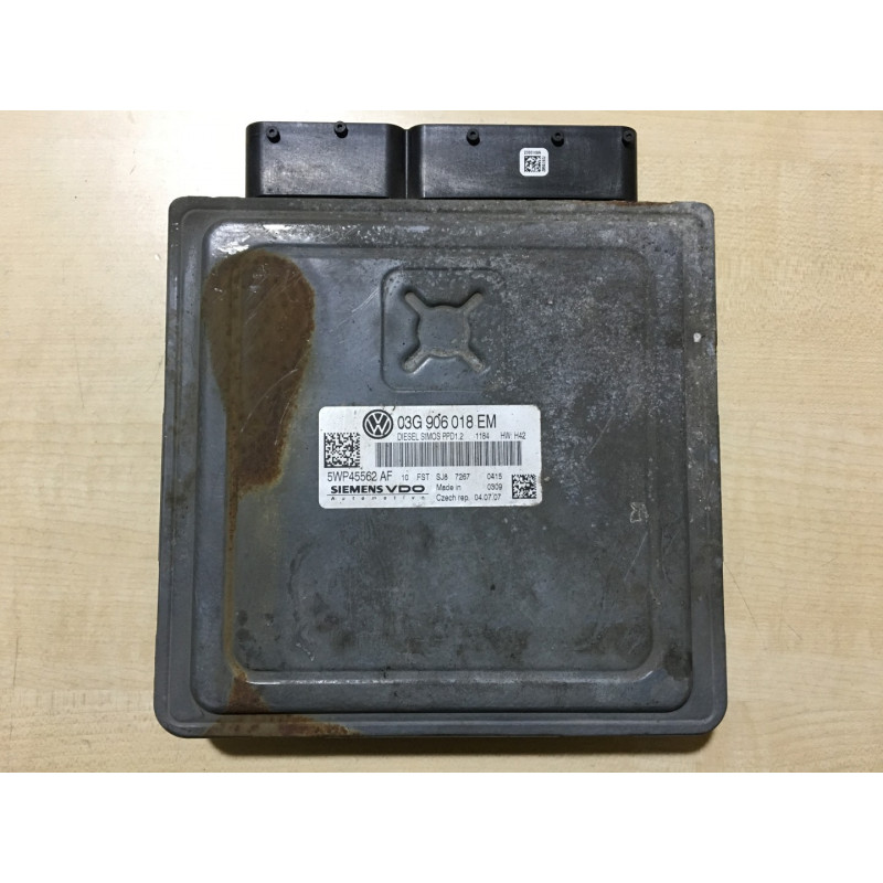 ECU SIEMENS VDO SIMOS PPD1.2 5WP45562AF VW PASSAT V (3C) 2.0 TDI 170CV 03G906018EM ECU SIEMENS VDO SIMOS PPD1.2 5WP45562AF VW PASSAT V (3C) 2.0 TDI 170CV 03G906018EM