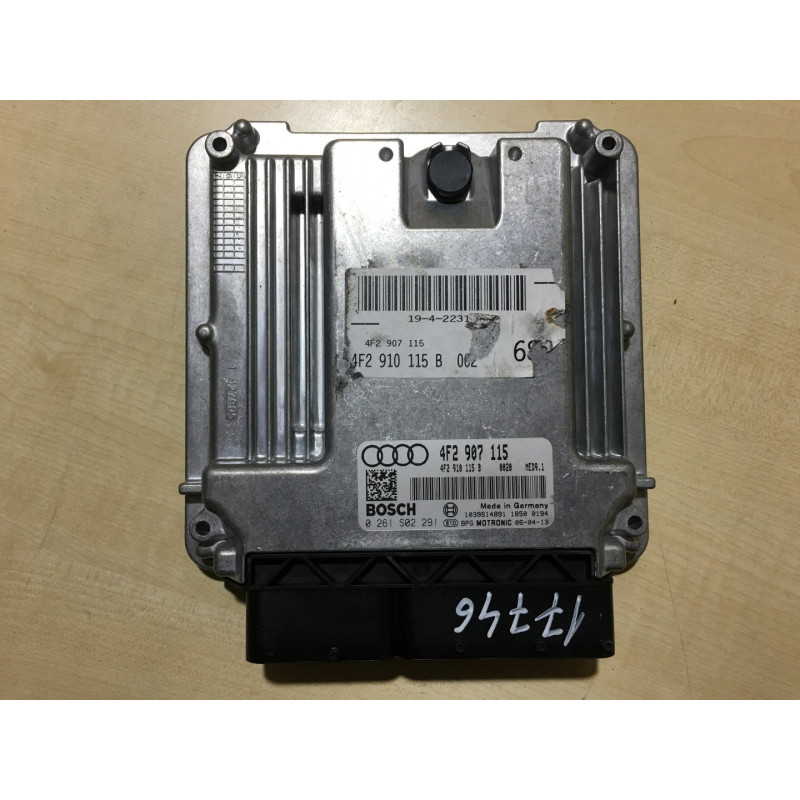 ENGINE ECU BOSCH MED9.1 0261S02291 VAG 4F2907115