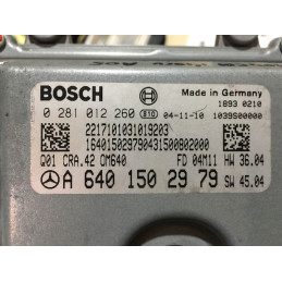 ECU MOTOR BOSCH EDC16C32-4.42 0281012260 MERCEDES A6401502979