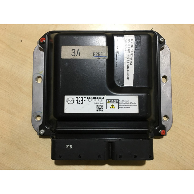 ENGINE ECU DENSO 275700-0190 MAZDA R2BF18881A ENGINE ECU DENSO 275700-0190 MAZDA R2BF18881A