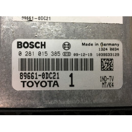 ECU MOTOR BOSCH EDC17CP07-6.21 0281015385 TOYOTA 89661-0DC21