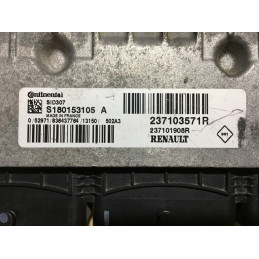 ECU MOTOR CONTINENTAL SID 307 S180153105A RENAULT 237103571R 237101908R