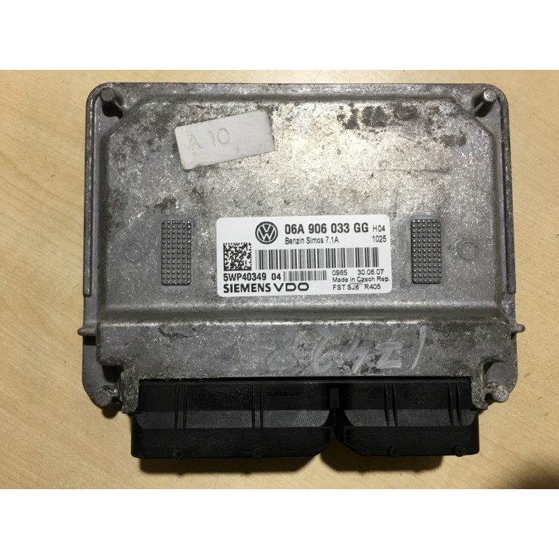 ECU MOTOR SIEMENS VDO SIMOS 7.1A 5WP4034904 VAG 06A906033GG ECU MOTOR SIEMENS VDO SIMOS 7.1A 5WP4034904 VAG 06A906033GG