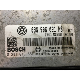 ECU MOTOR BOSCH EDC16U34-3.42 0281013681 VAG 03G906021HS