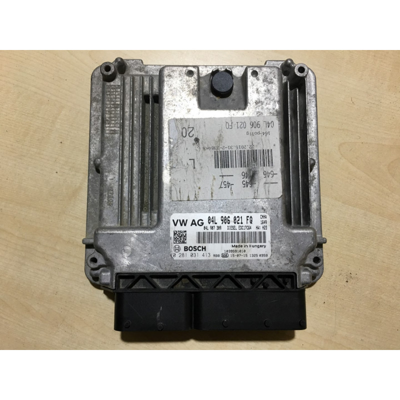 ENGINE ECU BOSCH EDC17C64-2.2 0281031413 AUDI A6 IV (4G) 2.0 TDI 140KW 190HP L4 16V CNHA 04L907309 SW 04L906021FQ 1649