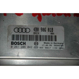 ECU MOTOR BOSCH ME7.5 0261206042 AUDI A6 II (4B) 1.8i T 110KW 150CV 4B0906018 - CON INMOVILIZADOR ANULADO (INMO / IMMO OFF)