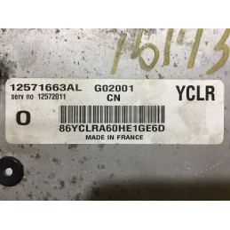 ECU MOTOR SIEMENS TRIONIC8 OPEL 12571663AL YCLR